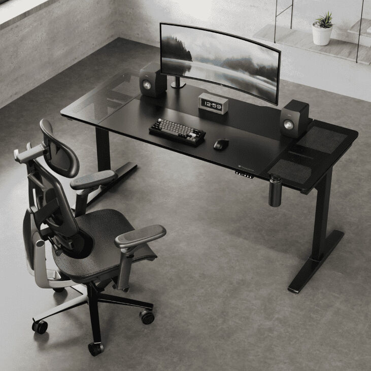 Secretária Gaming ThunderX3 LAB-X - Preta (Pt1) image number 0