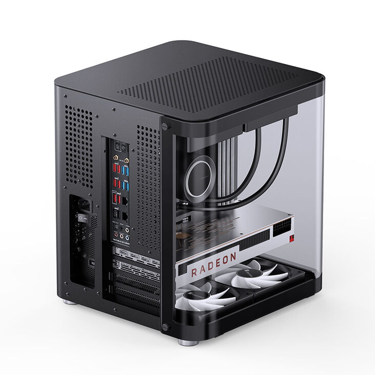 Caja Mcro-ATX Jonsbo TK-1 2.0 Vidrio Templado Negro image number 8