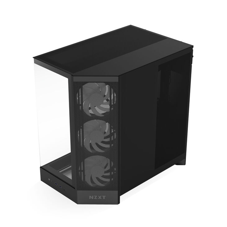 Caixa E-ATX NZXT H9 Flow RGB Negra (2025) Cristal Templado image number 7