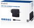 Cargador de Portátil Ewent USB-C + 1-Puerta USB-A PD 65W Negro image number null