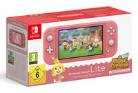 Consola Portátil Nintendo Switch Lite Coral+Animal Crossing New Horizons