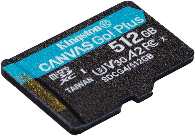 Tarjeta de Memoria Kingston Canvas Go! Plus Gen4 200MB/s MicroSDXC UHS-I U3 V30 A2 512GB image number 3