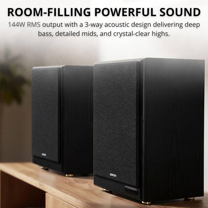 Altavoces Edifier R2750DB MKII Hi-Fi Studio 2.0 144W RMS Negras image number 8
