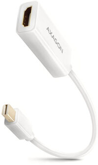Adaptador AXAGON RVDM-HI14NW Mini DP > HDMI 1.4 4K/30Hz Blanco