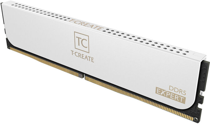 Team Group Kit 32GB (2 x 16GB) DDR5 6400MHz T-Create Expert Blanco CL32 image number 3