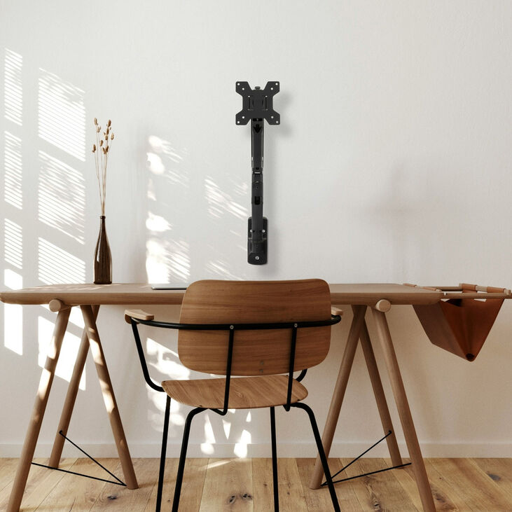 Soporte de Pared Tooq Inclinable y Giratorio 13" a 34" Negro image number 5