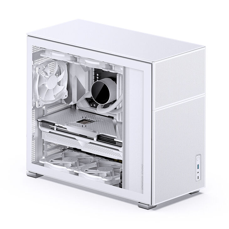 Caja ATX Jonsbo D41 MESH Vidrio Templado Blanco image number 6