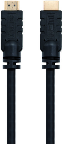 Cable HDMI V1.4 HEC NanoCable USB-A M/M 20 M c/Ferrite