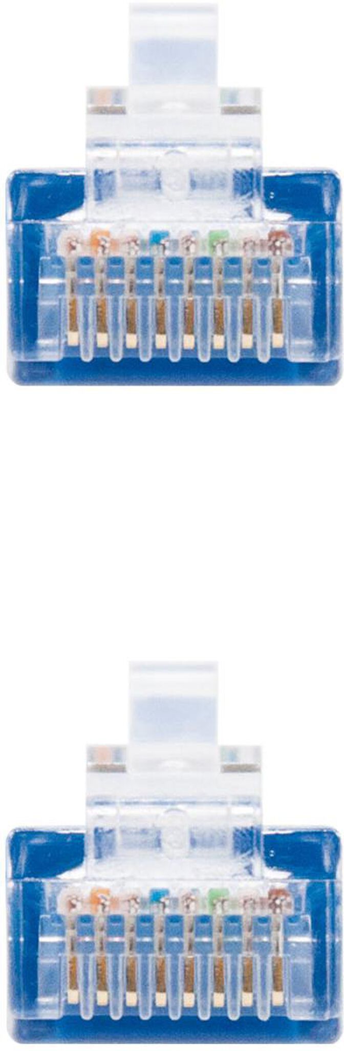 Cable de Red Nanocable RJ45 CAT.6 UTP AWG24 25 CM Azul image number 2