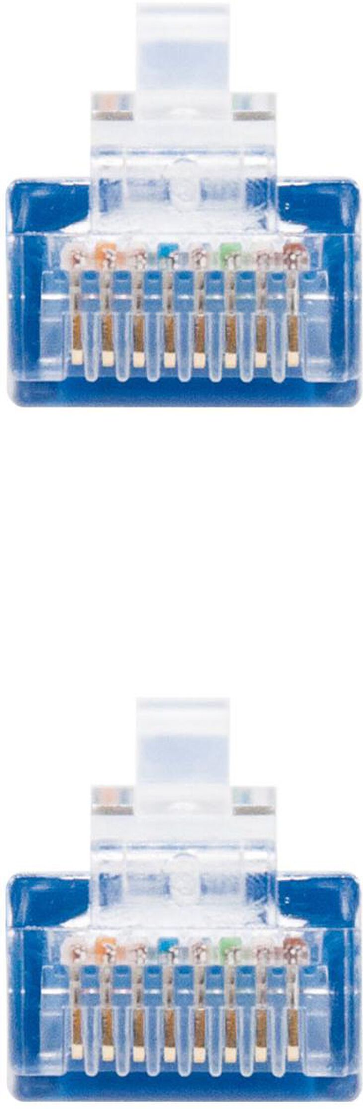 Cable de Red Nanocable RJ45 CAT.6 UTP AWG24 25 CM Azul image number 2