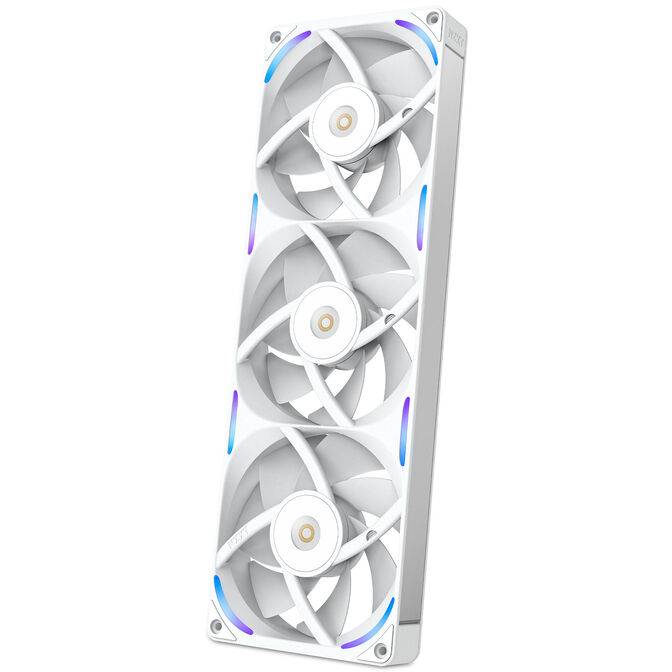 Ventilador NZXT F360x Perfomance RGB 120mm - Single-Frame Blancas - Triplo Ventilador 120mm (360mm) image number 6