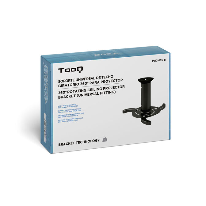 Soporte de Techo Tooq para Proyectores Max.10kg Negro image number 10