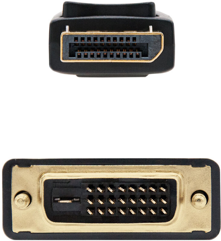 Cable Conversor NanoCable DisplayPort/M para DVI/M 2 M Negro image number 2