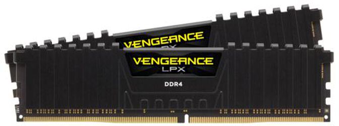 Corsair Kit 32GB (2 x 16GB) DDR4 3200MHz Vengeance LPX Black CL16 image number 0