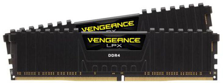 Corsair Kit 32GB (2 x 16GB) DDR4 3200MHz Vengeance LPX Black CL16 image number 0