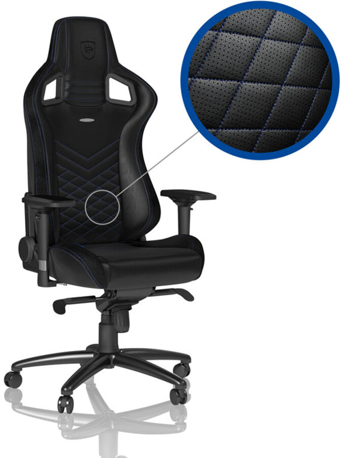 Silla noblechairs EPIC - Negro / Azul image number 0