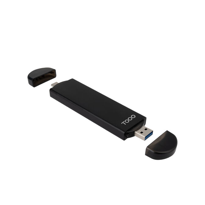Caja SSD Tooq TQE-2240B M.2 NGFF/NVMe USB3.2 Gen 2 USB-C+USB-A image number 1