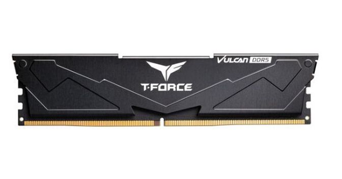 Team Group Kit 64GB (2 x 32GB) DDR5 5200MHz Vulcan Negro CL40 image number 1