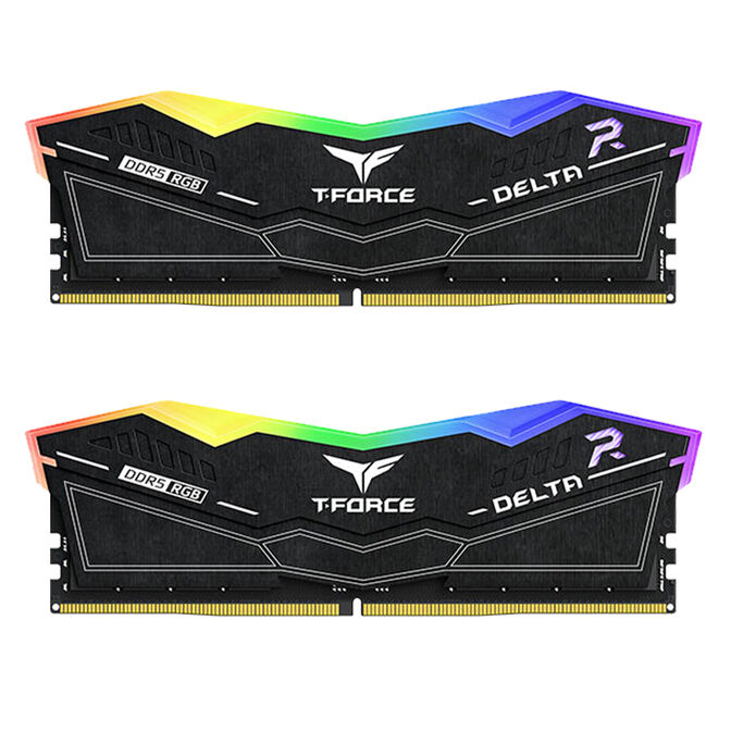 Team Group Kit 32GB (2 x 16GB) DDR5 7600MHz Delta RGB Negro CL36 image number 0