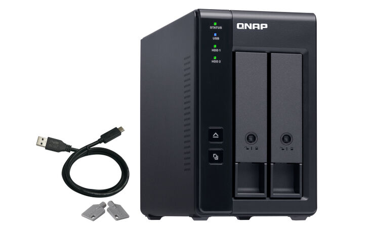Unidade de Expansão NAS QNAP TR-002 - 2 Baías - USB Type C image number 2