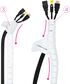 Organizador de cables flexible Nanocable 25 mm 3 M Blanco image number null