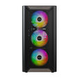 Caja ATX Montech XR RGB Vidrio Templado Negro/Madera image number null