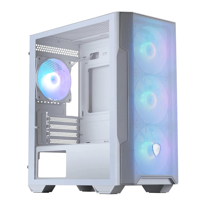 Torre Micro-ATX MSI MAG Forge M100R RGB Blanco image number 0