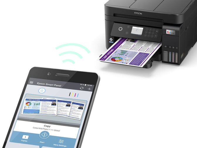 Multifuncional Epson EcoTank ET-3850 Wi-Fi image number 9