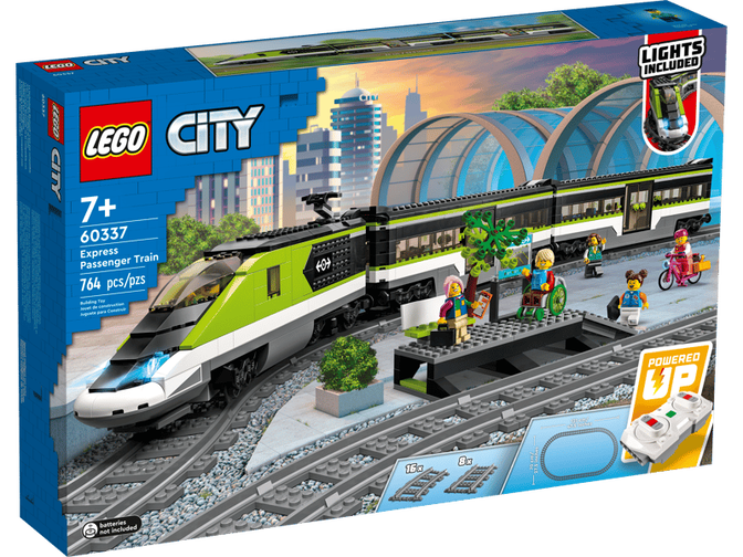 LEGO City: Tren de Pasajeros de Alta Velocidad, 764 Piezas (60337) image number 0