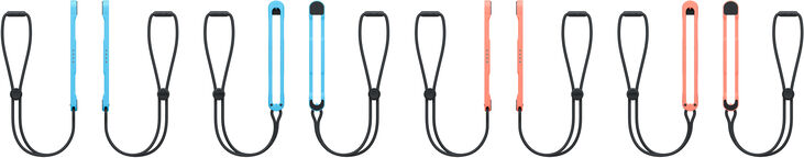 Joy-Con Strap (Esq-Dir) Azul Claro/Rojo Claro image number 1