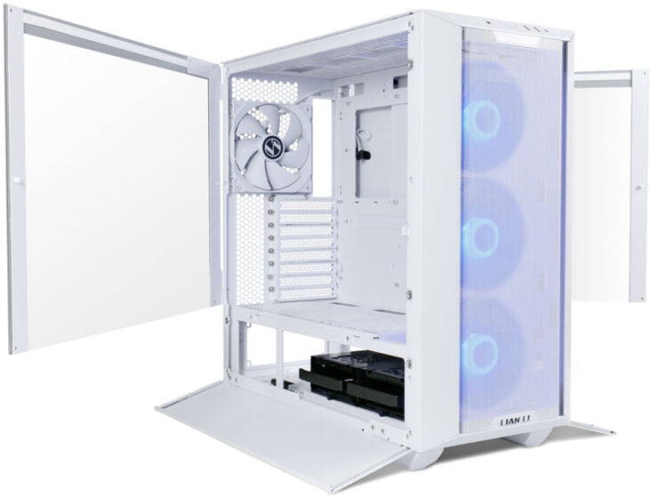 Caja ATX Lian Li Lancool III Blanca RGB Vidrio Templado image number 7