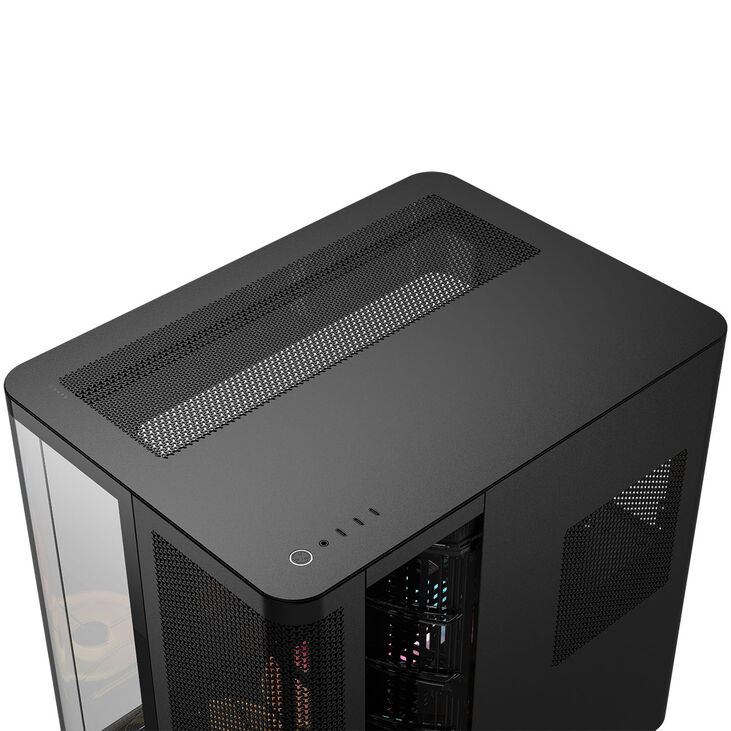 Torre E-ATX Corsair AIR 5400 LX-R Link Negro Cristal Templado image number 7