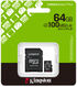 Tarjeta de Memoria Kingston Canvas Select Plus Gen3 MicroSDHC UHS-I A1 64GB image number null