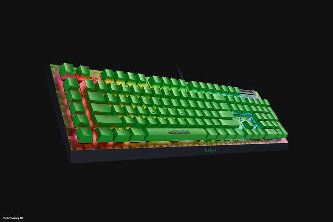 Teclado Razer BlackWidow V4 X RGB Green Switch Minecraft Ed. (US) image number 2