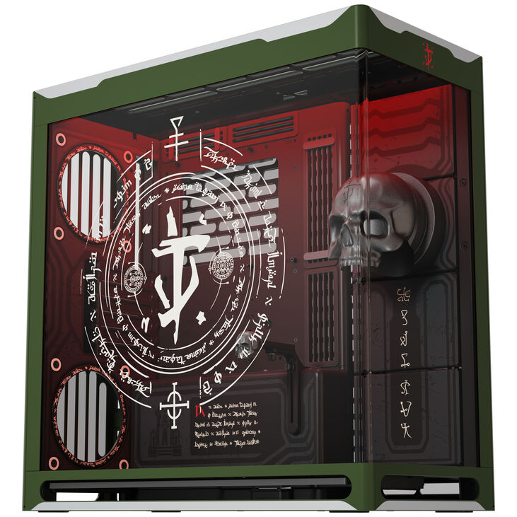Caja ATX HAVN HS 420 Base Negro DOOM The Dark Ages Limited Edition image number 0