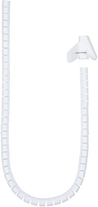 Organizador de cables flexible Nanocable 25 mm 3 M Blanco