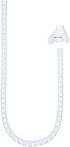 Organizador de cables flexible Nanocable 25 mm 3 M Blanco image number null