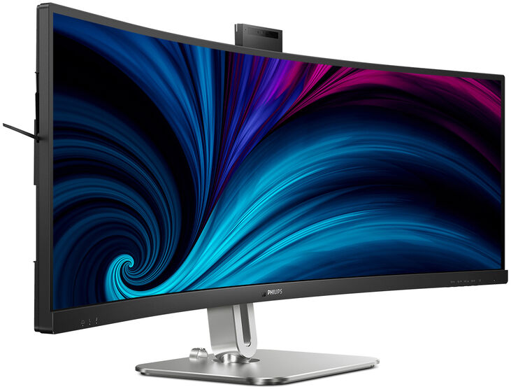 Monitor Curvo Philips Série 5000 49" 49B2U5900CH VA Dual-QHD 75Hz (PD100W) KVM C/Webcam image number 5