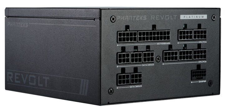Fuente Modular Phanteks Revolt ATX 3.0 PCIe 5.0 1200W Platinum Preta (Sin Cables Incluídos) image number 0