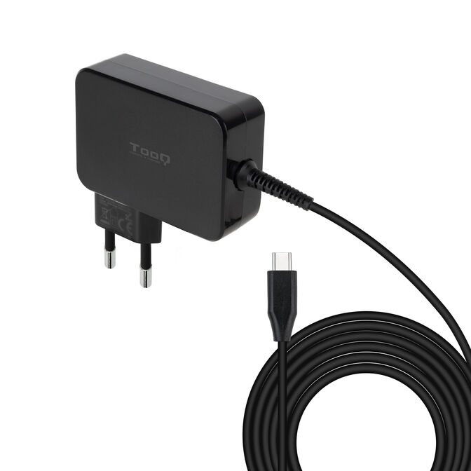 Cargador para port&aacute;til Tooq USB-C PD3.0 90W GaN image number 0