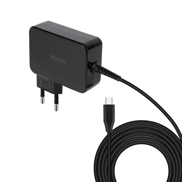 Cargador para portátil Tooq USB-C PD3.0 90W GaN image number 0