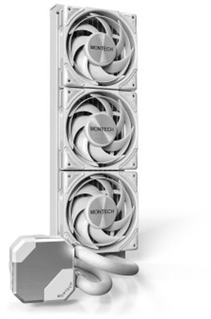 Water Cooler CPU Montech HyperFlow Silent 360mm Blanco image number 1