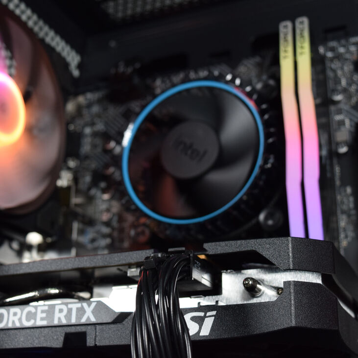 Ordenador AURA Gamer-PC Powered by MSI Intel i5 12400F 32GB DDR4 1TB RTX 5050 WiFi W11 image number 7