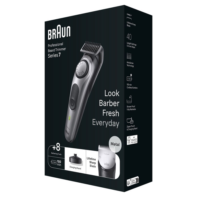 Recortadora de Barba Braun Series 5 BT7420 image number 1