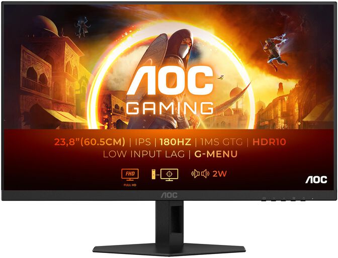 Monitor AOC Gaming G4 24" 24G4XE Fast IPS FHD 1ms HDR10 G-SYNC Compatible + Adaptive Sync image number 0