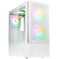 Caja ATX Kolink Observatory MX Mesh ARGB Blanco / Ventiladores Brancas