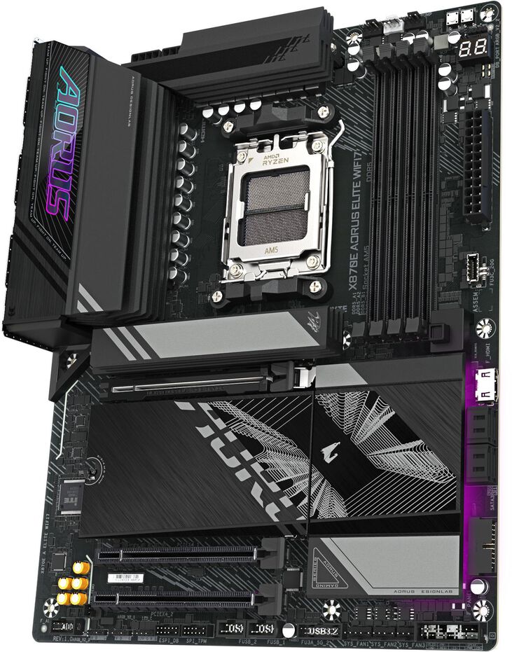 Placa Base Gigabyte X870E Aorus Elite WiFi7 image number 3
