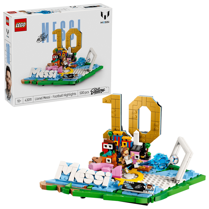 LEGO Editions: Lionel Messi: Fen&oacute;menos del F&uacute;tbol, 500 Piezas (43011) image number 0