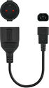 Cable Adaptador de Alimentación Nanocable C14 p/ Schuko 0.25 M Negro image number null