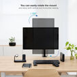 Soporte de Mesa Tooq 17" a 32" Max. 8kg/Monitor Negro image number null